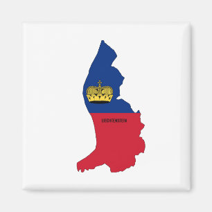 Imán Silhouette de Liechtenstein