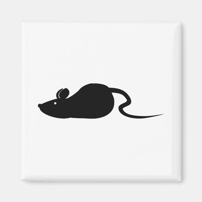 Imán Silhouette de ratón (Frente)