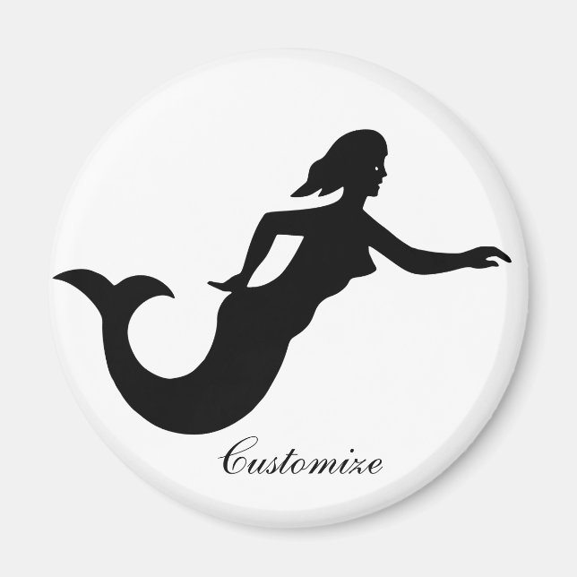 Imán Silhouette Mermaid Thunder_Cove (Frente)