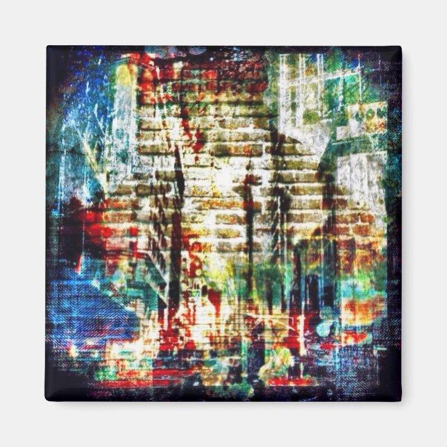 Imán Silhouette urbana (Frente)