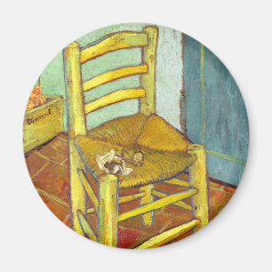 Imán Silla de Vincent Van Gogh con pipa