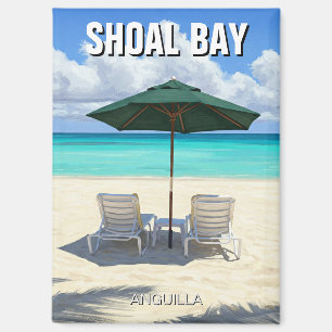 Imán Sillas de playa en Shoal Bay Anguilla Travel