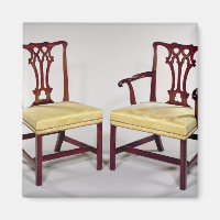 Sillones con respaldo entrelazado
