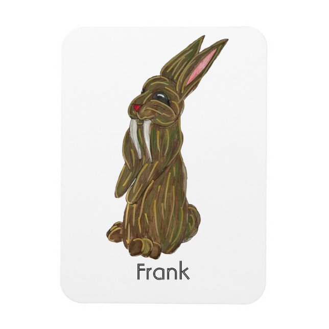 Imán Silly Saber Tooth Rabbit (Vertical)