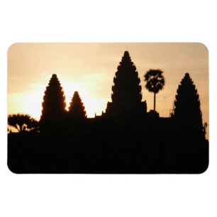 Imán silueta de angkor sunrise