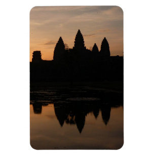 Imán silueta de angkor sunrise