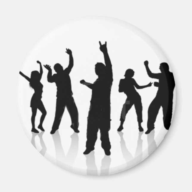 Imán Silueta de baile (Frente)