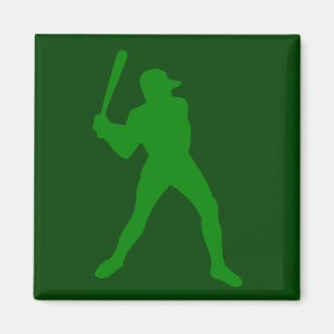 Imán silueta de béisbol