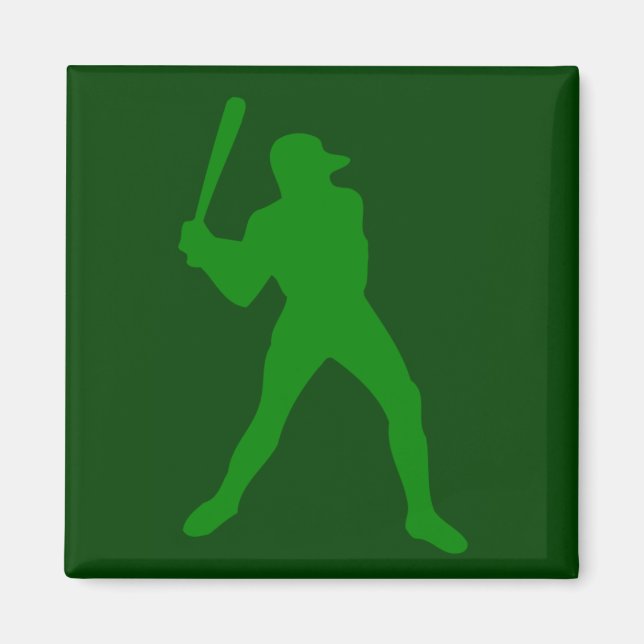 Imán silueta de béisbol (Frente)
