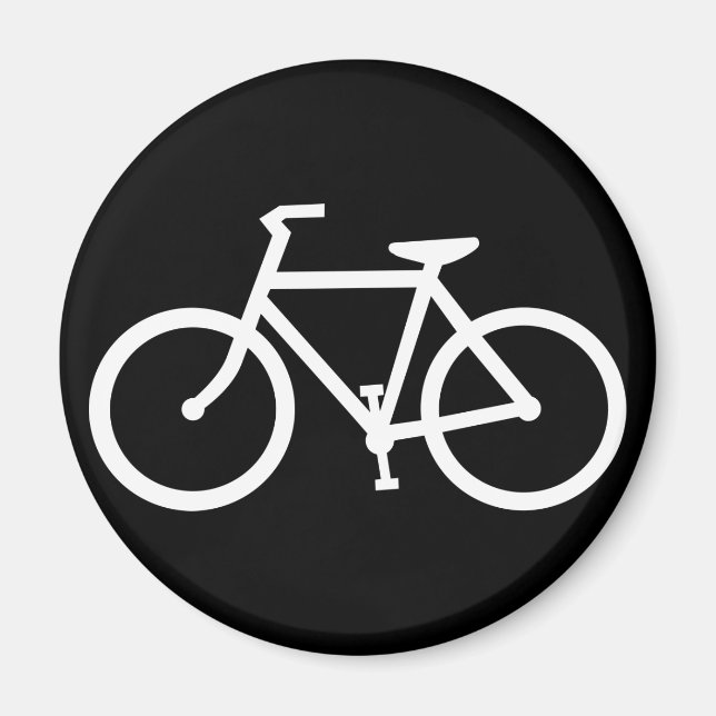 Imán silueta de bicicleta (Frente)