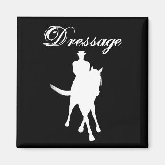 Imán Silueta De Caballo Y Motociclista De Dressage Oscu