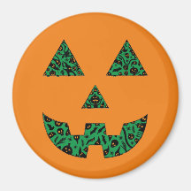 Silueta de calabaza espeluznante