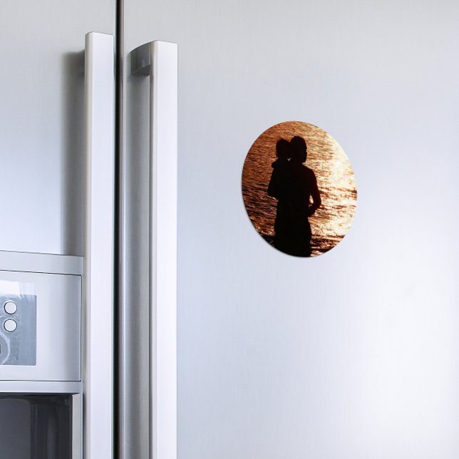 Imán Silueta de padre e hijo (Subido por el creador)