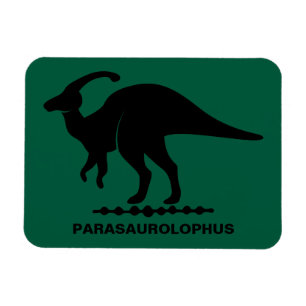 Imán Silueta flexible de Parasaurolophus Dinosaurio