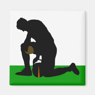 Imán silueta futbolista