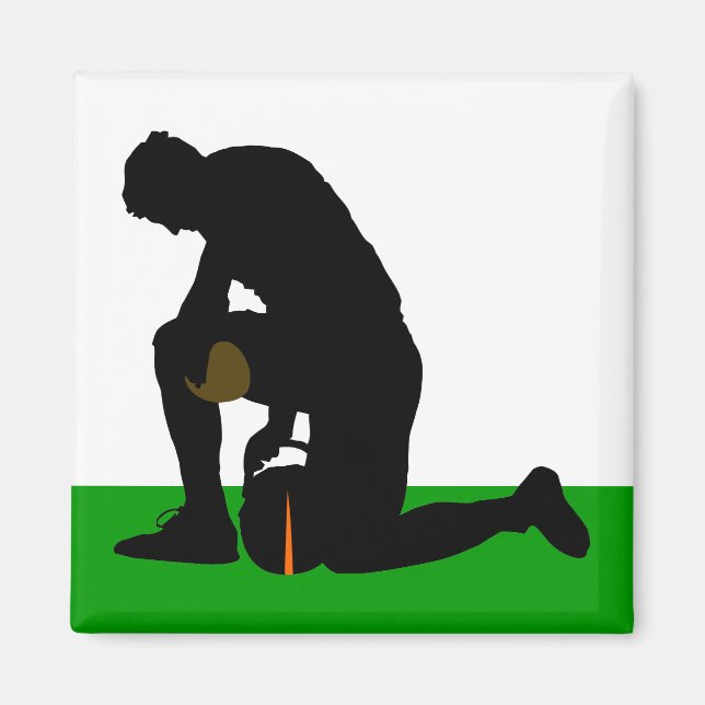 Imán silueta futbolista (Frente)