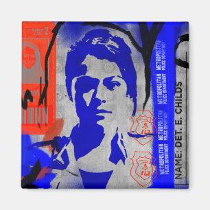 Imán Silueta huérfana del negro el   Beth Childs