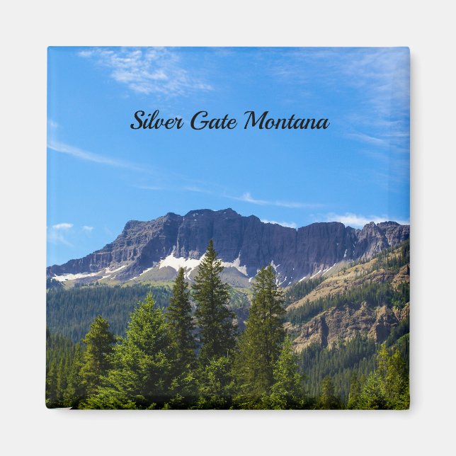 Imán Silver Gate Montana Magnet (Frente)