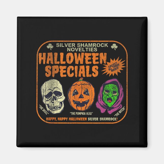 Imán Silver Shamrock Novelties Halloween Specials  (Frente)