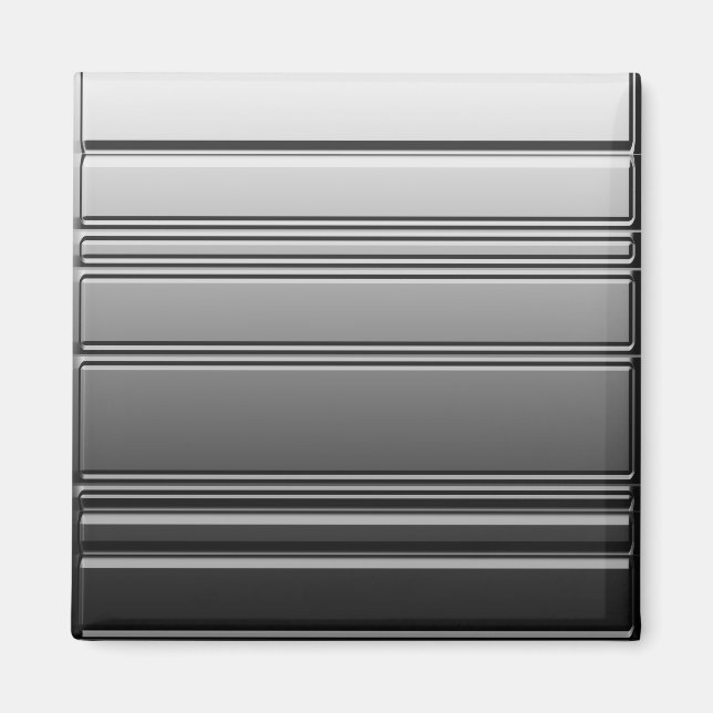 Imán Silver Steel Square Magnet de Heard_ (Frente)