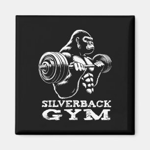 Imán Silverback Gym Gorila Halterofilia Fitne