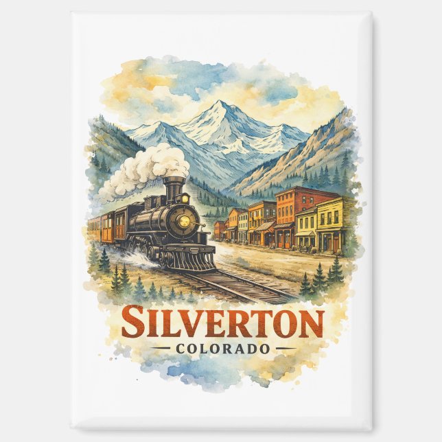 Imán Silverton Colorado  (Anverso)