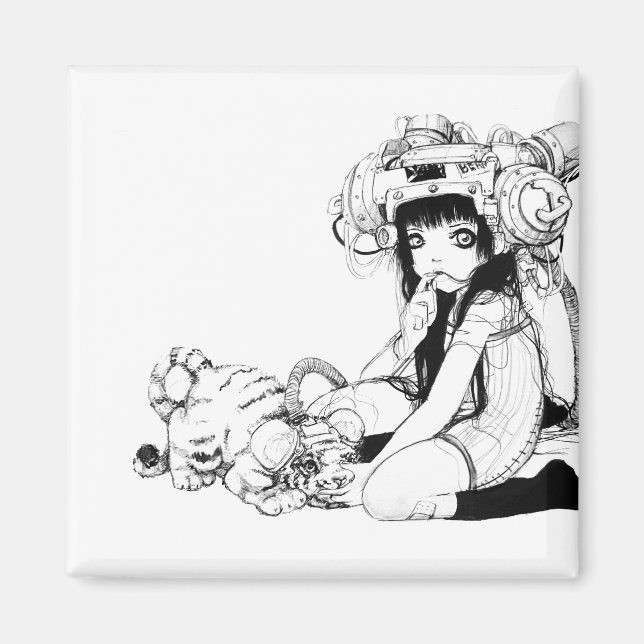 Imán Simbiótico Friends Square Magnet (Frente)