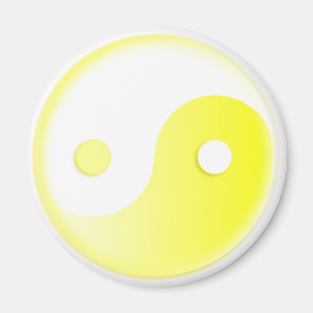 Imán Símbolo amarillo brillante/amarillo (Frente)