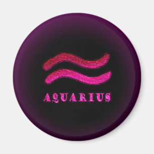 Imán Símbolo Aquarius Zodiac