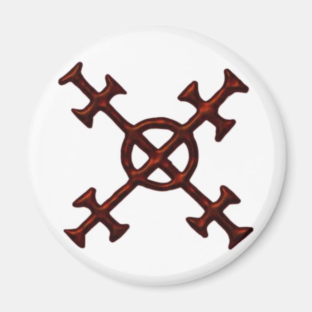 Imán Símbolo caos (Frente)