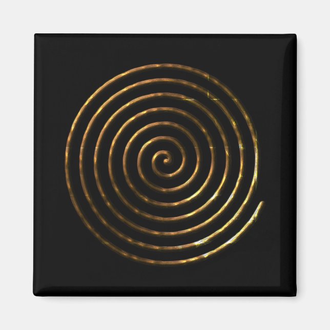 Imán Símbolo céltico espiral (Frente)