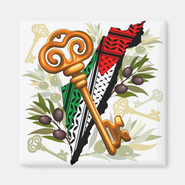 Imán Símbolo clave palestino del derecho de retorno (Frente)