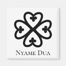 Símbolo de Adinkra NYAME DUA Poder y protección de