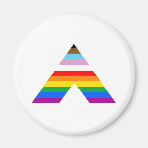 Imán Símbolo de aliado LGBTQ POC
