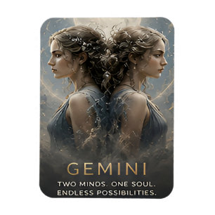 Imán Símbolo de astrología celestial de gemelos del zod