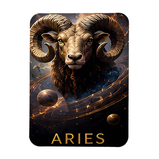 Imán Símbolo de astrología celestial del carnero del zo (Vertical)