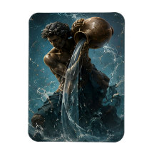 Símbolo de astrología de Acuario portador de agua 