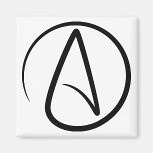 Imán Símbolo de ateísmo - Signo ateo