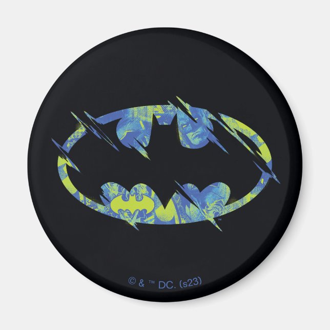 Imán Símbolo de Batman eléctrico hacia arriba (Frente)