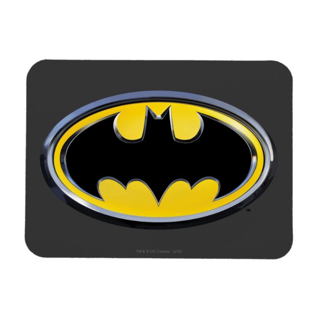 Imán Símbolo de Batman | Logotipo clásico (Horizontal)