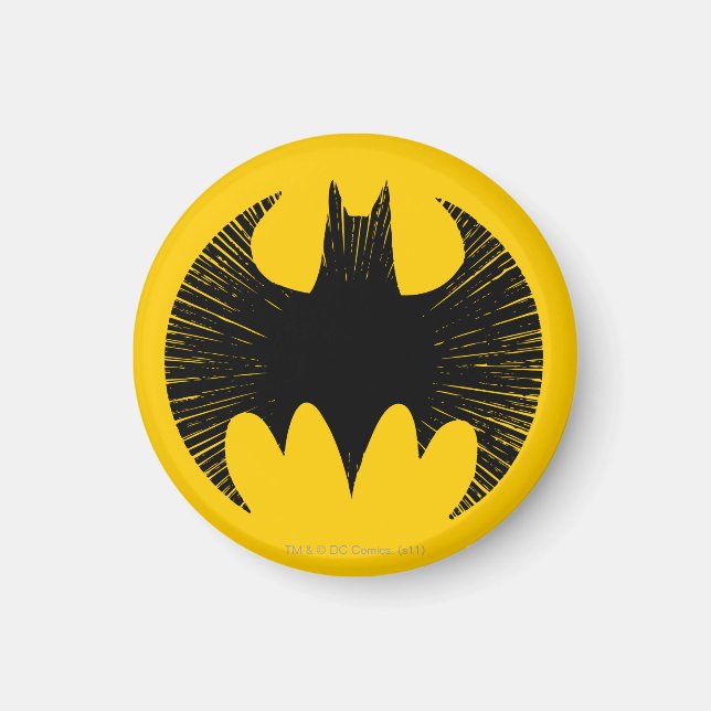 Imán Símbolo de Batman | Logotipo Streak (Frente)
