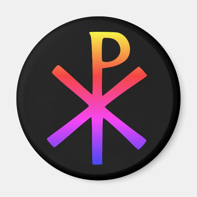 Imán Símbolo de Chi Rho Magnet (Frente)
