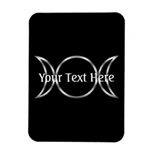 Imán Símbolo de diosa triple pagana caído