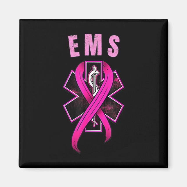 Imán Símbolo De Ems Para Una Cura De La Concienciación  (Frente)