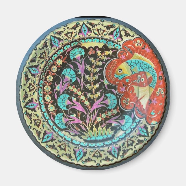 Imán Símbolo de fortuna encanto de la buena suerte (Frente)