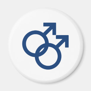 Imán Símbolo de género de hombres gays MLM