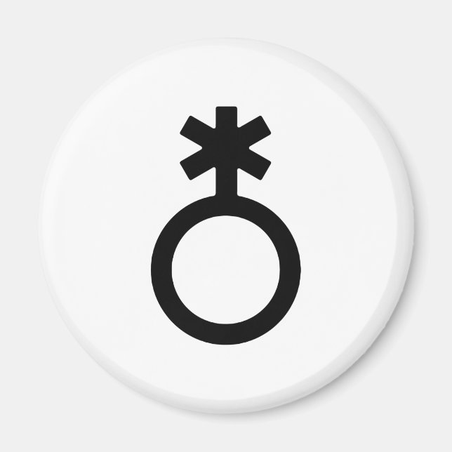 Imán Símbolo de Género No Binario (Frente)