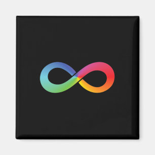 Imán Símbolo de infinito arcoiris Autismo Conciencia Ne