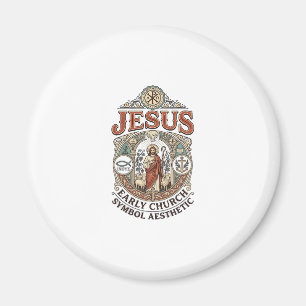 Imán Símbolo de la Iglesia Primitiva de Jesús Estética