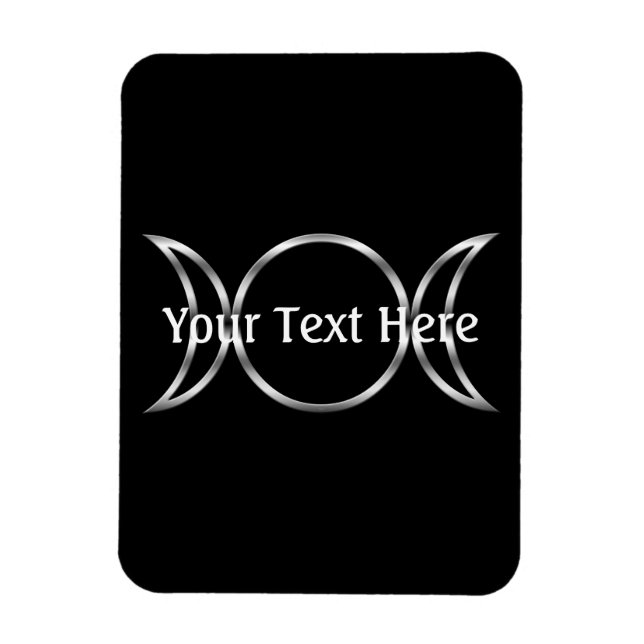 Imán Símbolo de la Triple Diosa de Pagan Caída (Vertical)